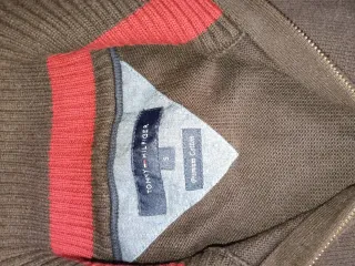 Jersey Tommy Hilfiger Marrón Cremallera
