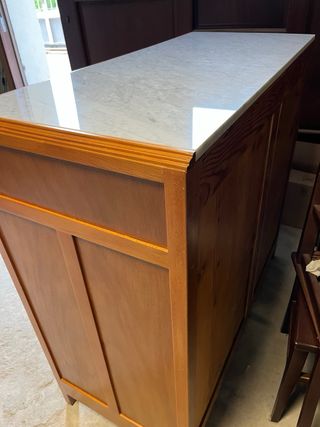 Mobile antico in legno e marmo Prezzo trattabile