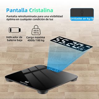 Healthkeep Báscula de Baño Digital,Balanza Peso Co