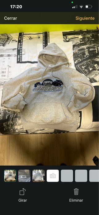 Sudadera Trapstar Shooters Gris Talla S