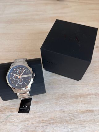 Reloj Armani Exchange Azul y Plateado
