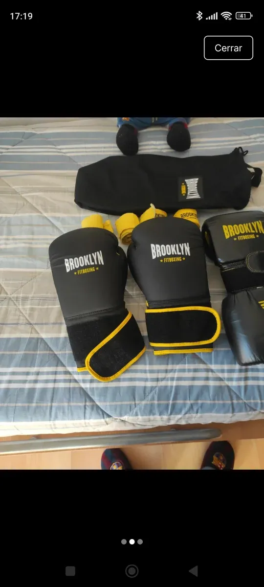 Guantes de Boxeo Brooklyn Fitboxing Negros