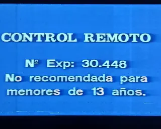 Control Remoto VHS (Kevin Dillon)