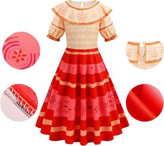 Vestido de Princesa para Niñas con Corona y Acceso