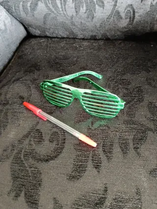 Gafas de fiesta verdes