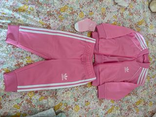 Chándal Adidas Bebé Niña Rosa