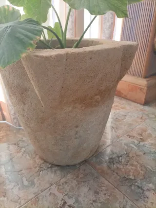 Mortero de piedra de farmacia