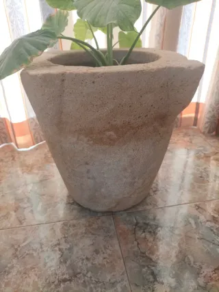 Mortero de piedra de farmacia