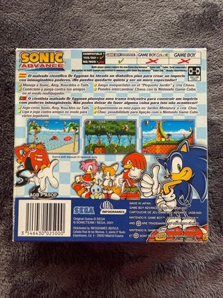 Sonic Advance Game Boy Advance SEGA