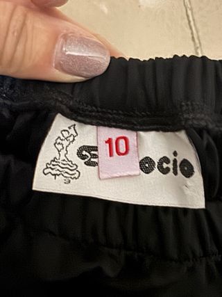 Falda Flamenca Negra Volantes