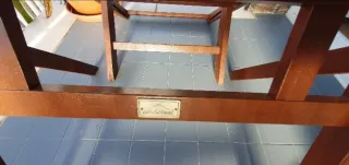 Mesa y Sillas de Teka Plegables