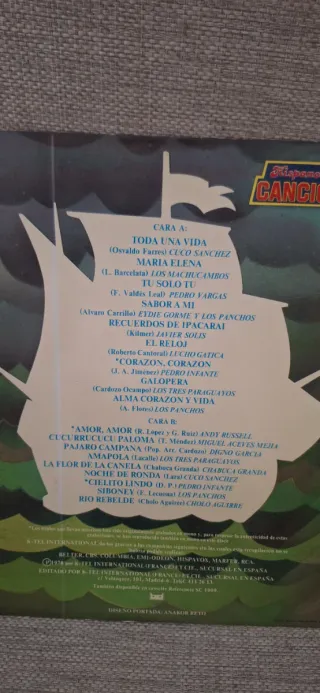 Vinilo Hispanoamérica Canciones Sin Tiempo