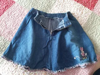Falda vaquera, talla 12 años