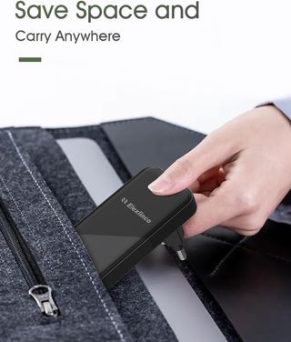 Cargador USB C, Elexlinco GAN 35W Cargador, 2-Puer