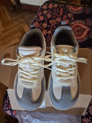 Zapatillas Hobibear Beige/Gris Talla 38