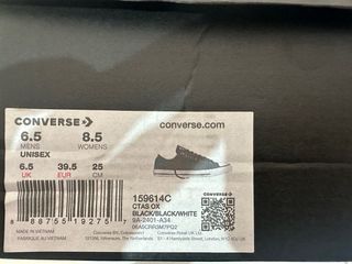 Zapatillas Converse Negras y Blancas