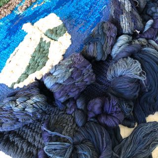 Tapiz artesanal macramé Cadaques vintage