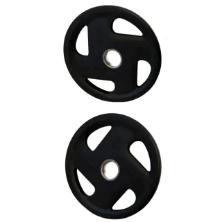 DISCOS DE PESAS OLIMPICOS (CAUCHO) DE 10KG