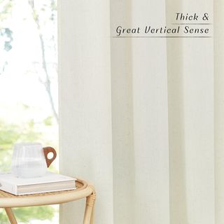 PONY DANCE Cortinas Salon Modernas 2 Piezas, Visil