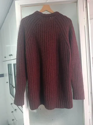 Jersey Pull&Bear granate hombre