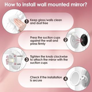 Espejo de maquillaje con iluminación y espejo cosm