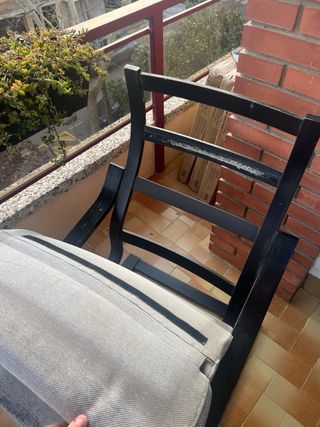 Butaca Ikea Poäng de Madera Flexible.