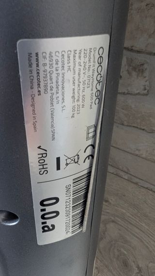 Cinta de Andar Cecotec Plegable 120kg