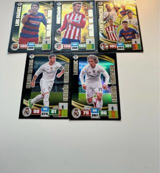 Lote cromos LaLiga: Suárez, Griezmann, Ramos, Modr