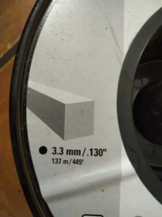 Hilo Stihl 3.3 mm / .130 para desbrozadora