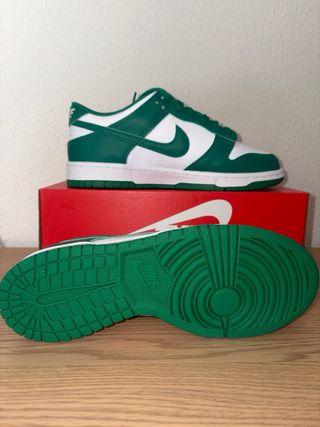 Nike Dunk Low Verde y Blanco