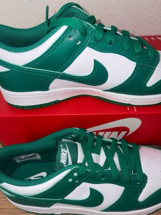 Nike Dunk Low Verde y Blanco