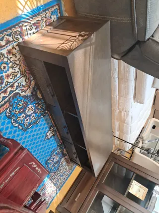 Conjunto Muebles Salón Modular Madera Haya