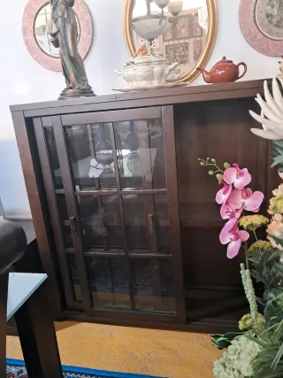 Conjunto Muebles Salón Modular Madera Haya