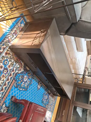 Conjunto Muebles Salón Modular Madera Haya