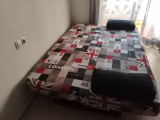 Sofá cama 180cm diseño Union Jack