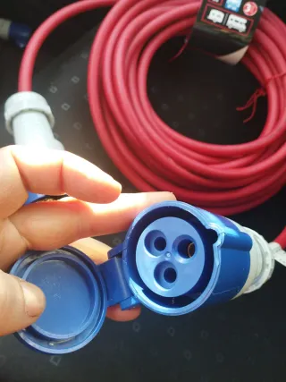 Cable alargador CEE Parkside 10m IP44