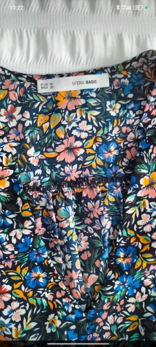 Vestido largo estampado floral