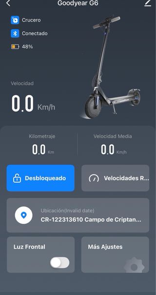 Patinete Eléctrico Goodyear G6 Casi Nuevo