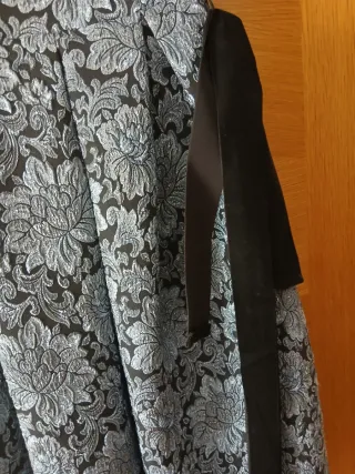 Vestido fiesta El Corte Inglés plateado