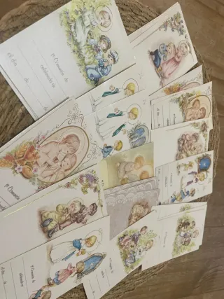 25 Postales Antiguas Comunión