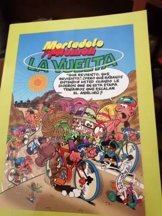 cómic "La Vuelta" Mortadelo y Filemon