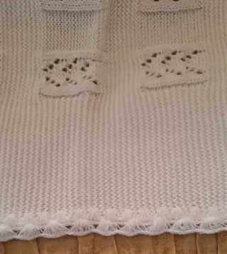 Copertina neonato fatta a mano