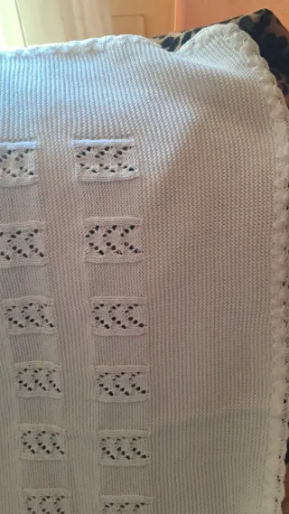 Copertina neonato fatta a mano