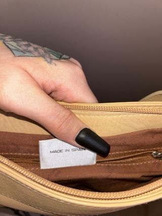 Borsa Balenciaga Paris in pelle beige Y2k vintage