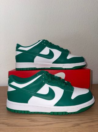 Nike Dunk Low Verde y Blanco
