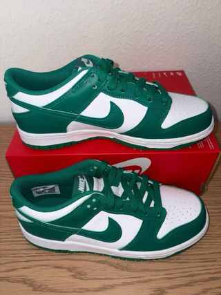 Nike Dunk Low Verde y Blanco