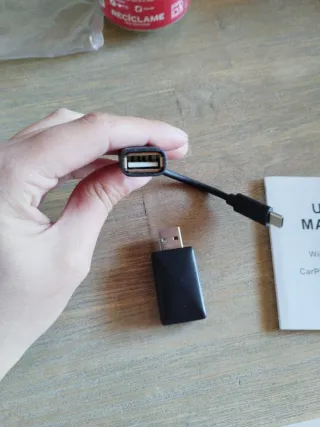 Adaptador Inalámbrico CarPlay y Android Auto