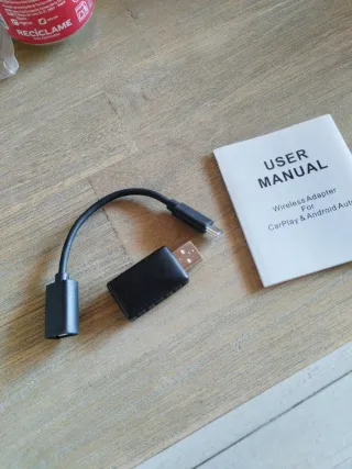 Adaptador Inalámbrico CarPlay y Android Auto