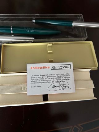 Set Bolígrafo y Pluma Inoxcrom