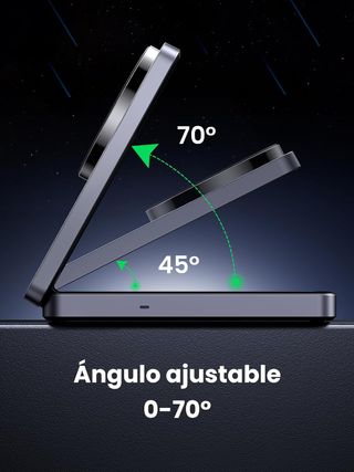 UGREEN MagFlow Cargador Inalámbrico, Estación de C